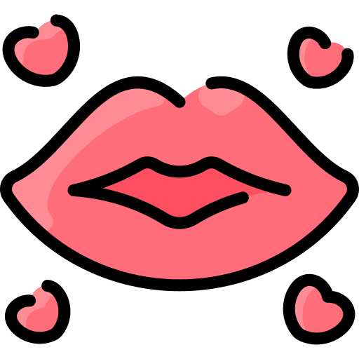 Lips romantic love love and romance icon
