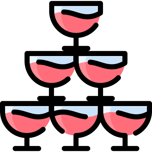 Champagne wine champagne drink icon