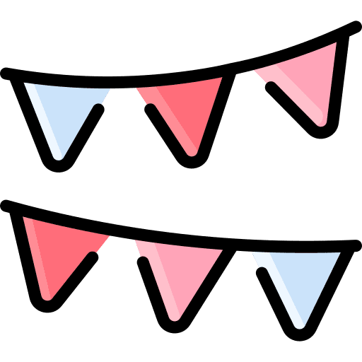 Garland party ornament celebration icon