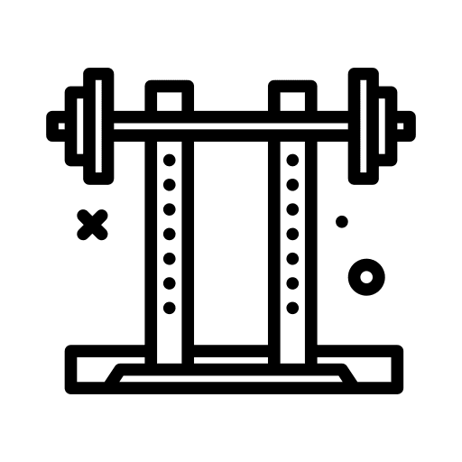 Gym equipment training machine equipment icon