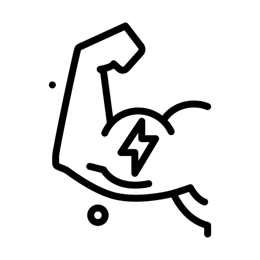 Power power body part biceps icon