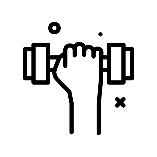 Weight weight hand sport icon
