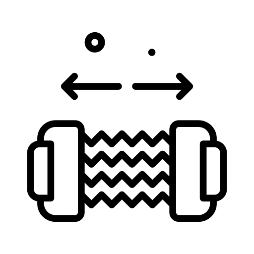 Stretch fitness sports and competition training icon