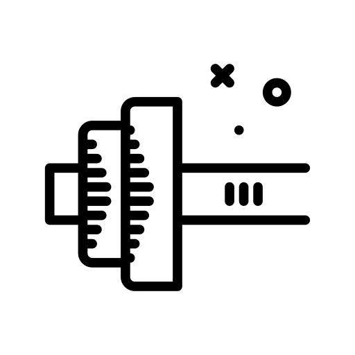 Dumbbell lift weight training icon