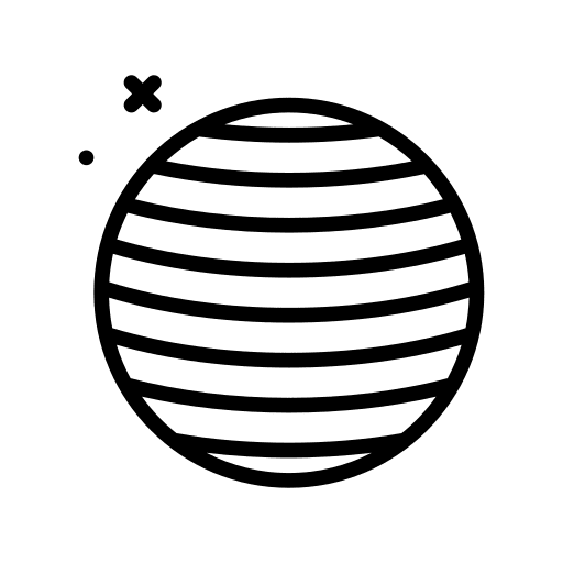 Fitball fitness fitball ball icon