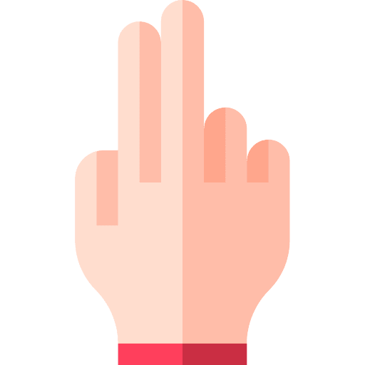 Flick flick hands and gestures signal icon Flick flick hands and gestures signal icon
