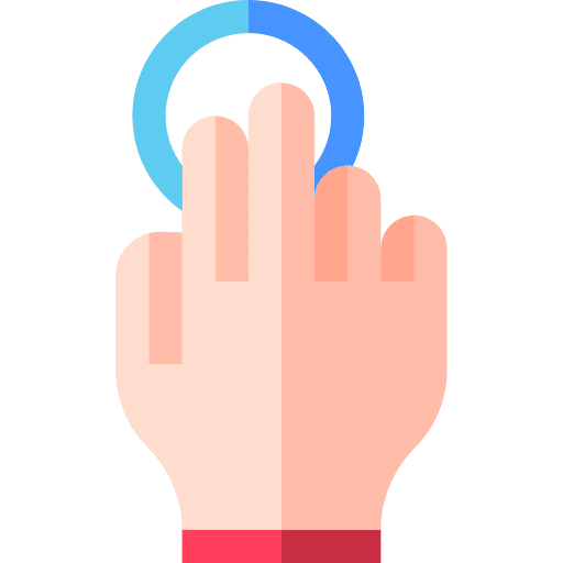 Click click tap finger icon Click click tap finger icon