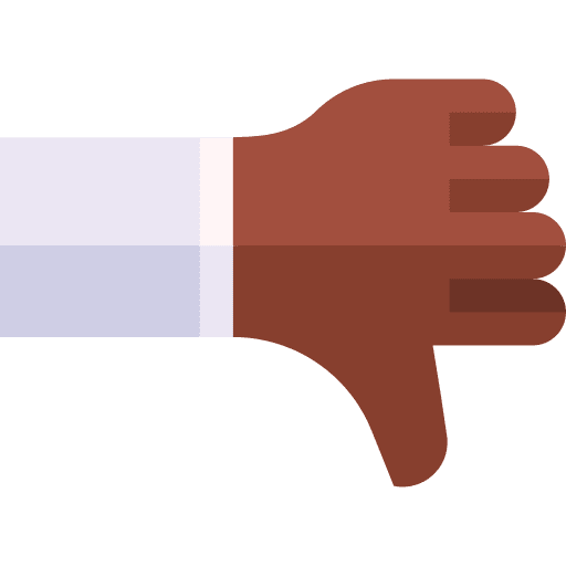 Thumbs down hands and gestures finger bad review icon Thumbs down hands and gestures finger bad review icon
