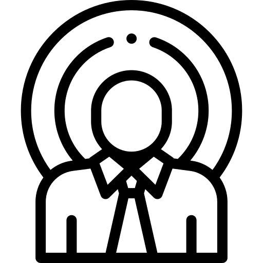 Brand awareness transmission company aware icon Brand awareness transmission company aware icon