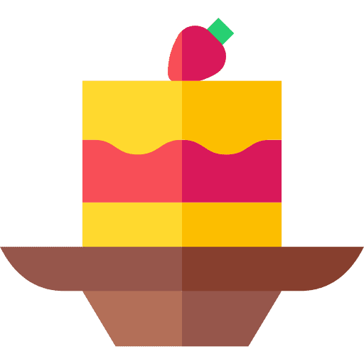 Cake sweet food cake icon