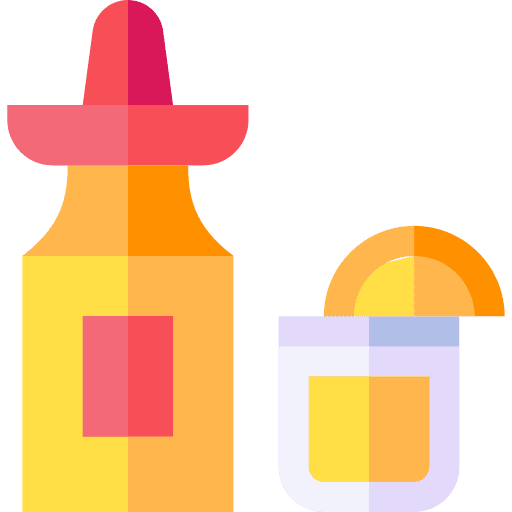 Tequila alcohol alcoholic drink lemon icon