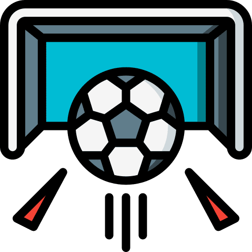 Goal post football team sport sport equipment icon