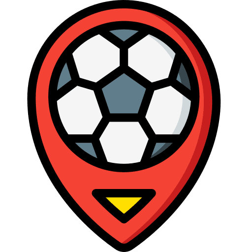 Location pin football sport location pin icon Location pin football sport location pin icon