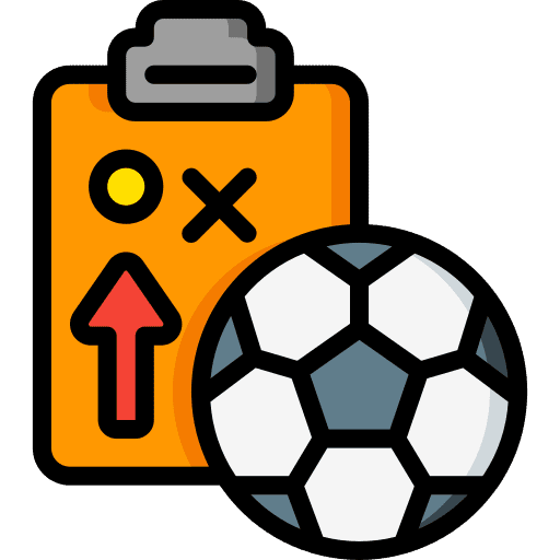 Clipboard tactics planning ball icon Clipboard tactics planning ball icon