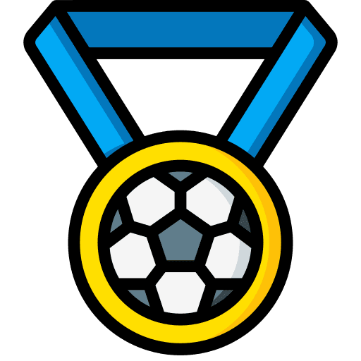 Medal football ball medal icon Medal football ball medal icon