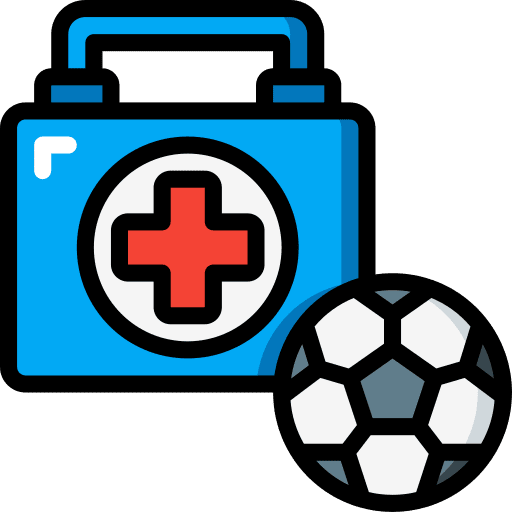 Medical kit first aid kit football sports and competition icon Medical kit first aid kit football sports and competition icon
