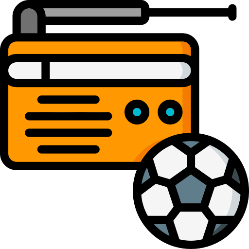 Radio sport football entertainment icon Radio sport football entertainment icon