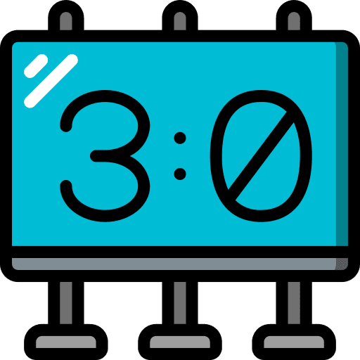 Scoreboard points sports and competition sport icon Scoreboard points sports and competition sport icon