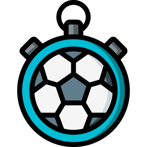 Stopwatch football soccer timer icon Stopwatch football soccer timer icon
