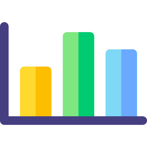 Bar graph statistics graphic bar chart icon Bar graph statistics graphic bar chart icon