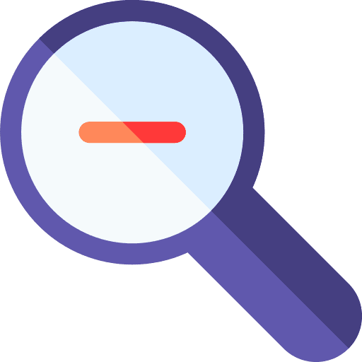 Zoom out minus magnifier interface icon Zoom out minus magnifier interface icon
