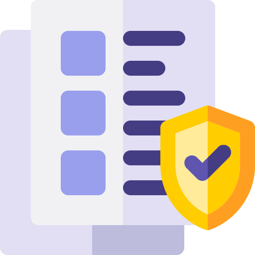 Compliant policy archive document icon