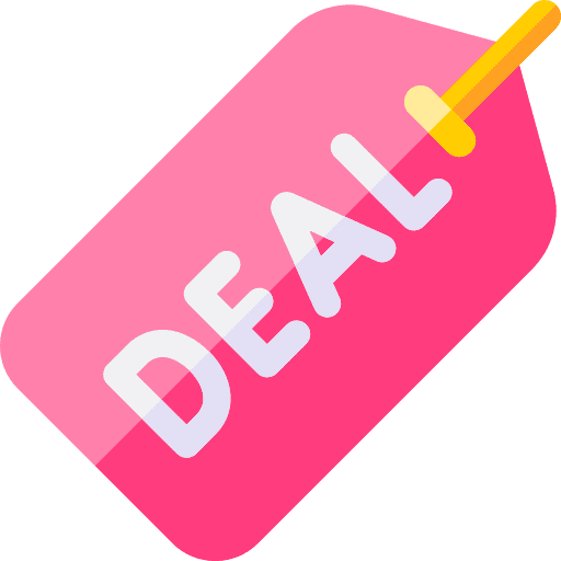 Deal sales price tag icon