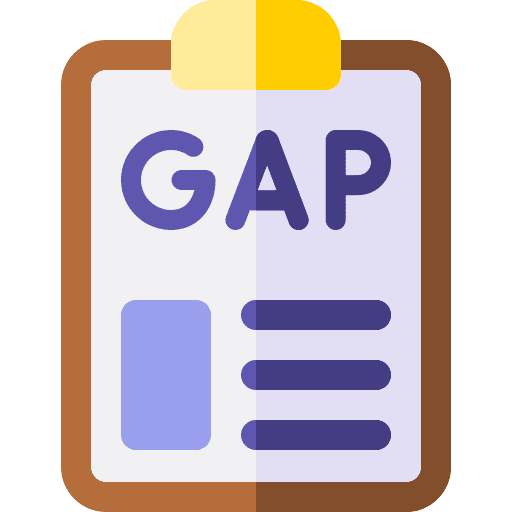 Gap document file gap icon