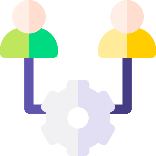 Onboarding user group business icon