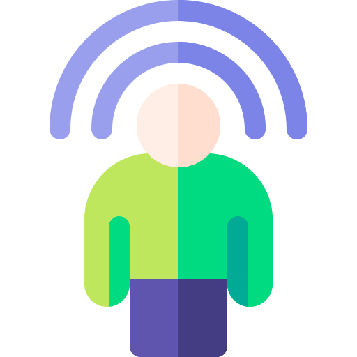 Brand awareness communications user company icon