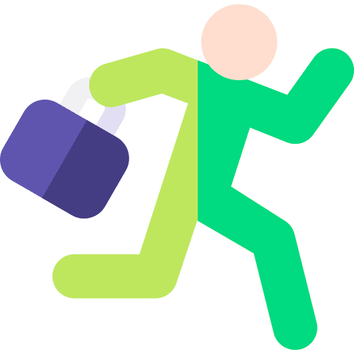 Busy overload running run icon