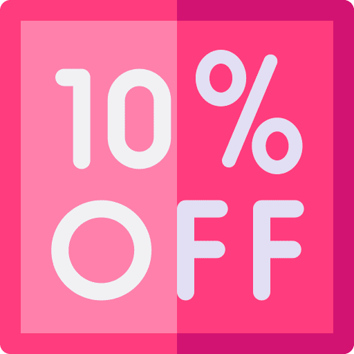 Discount discount 10 sales icon
