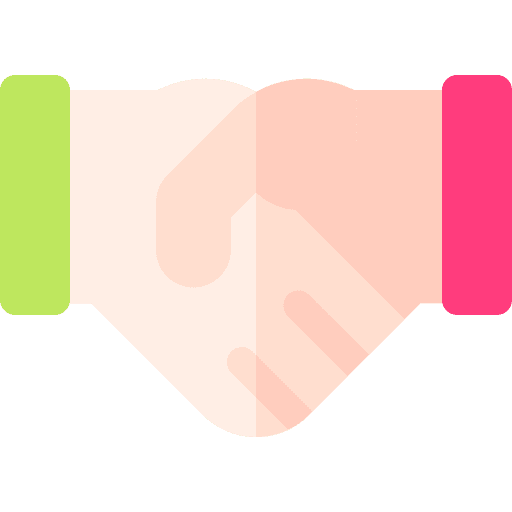 Handshake finance gesture handshake icon