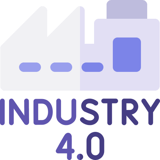 Industry 40 industry 4.0 factory powerplant icon