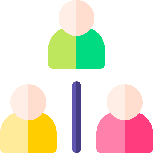 Intermediary mediator team mediation icon