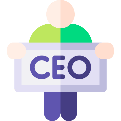 Ceo manager profession professions and jobs icon