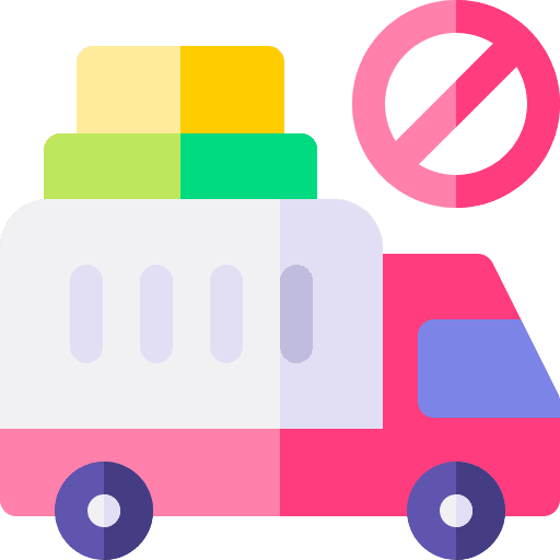 Overload shipping and delivery logistics delivery travel icon
