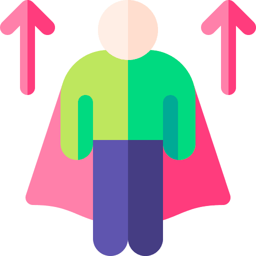 Role model cape superhero people icon