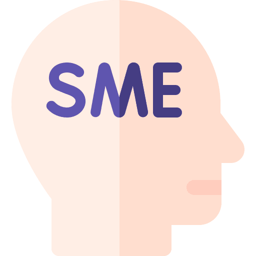 Sme head strategy business and finance icon