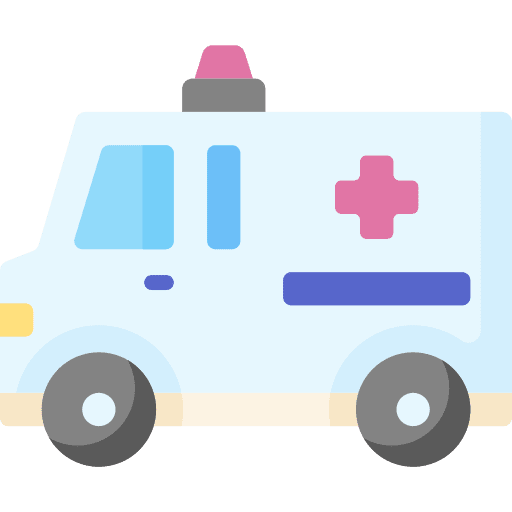 Ambulance transport healthcare and medical emergency icon Ambulance transport healthcare and medical emergency icon