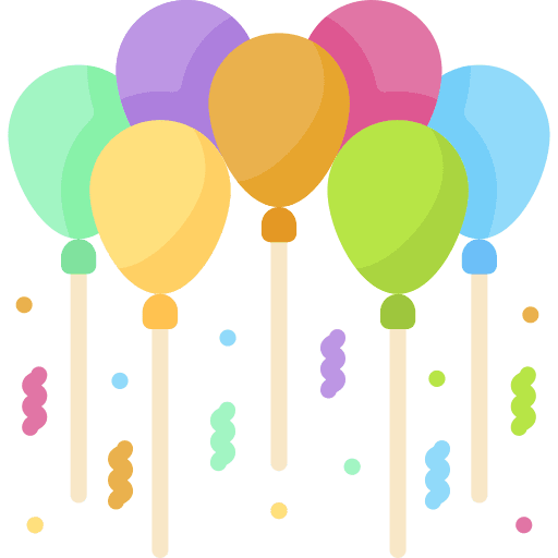 Balloon balloon entertainment birthday and party icon