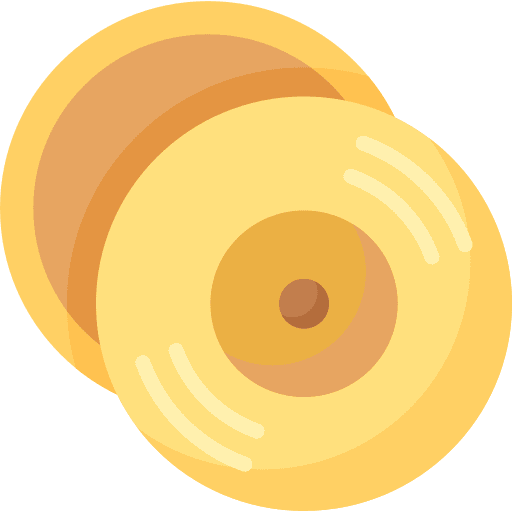 Cymbal orchestra musical instrument cymbal icon Cymbal orchestra musical instrument cymbal icon