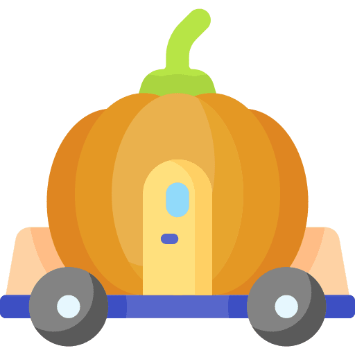 Pumpkin carriage cultures fairytale cinderella carriage icon Pumpkin carriage cultures fairytale cinderella carriage icon