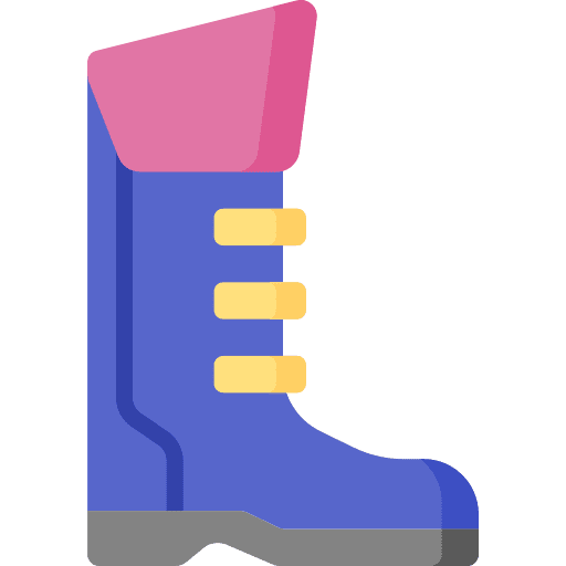Boots footwear birthday and party boots icon Boots footwear birthday and party boots icon