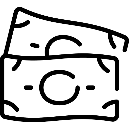 Money money argent banknotes icon