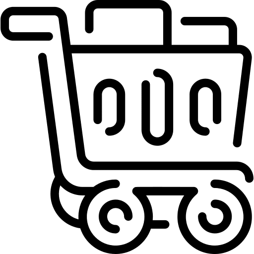 Shopping cart trolley commerce and shopping shopping cart icon