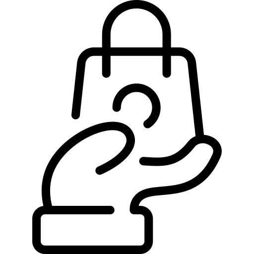 Buy commerce hand purchase icon