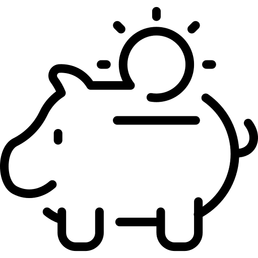 Piggy bank piggy bank money coin icon