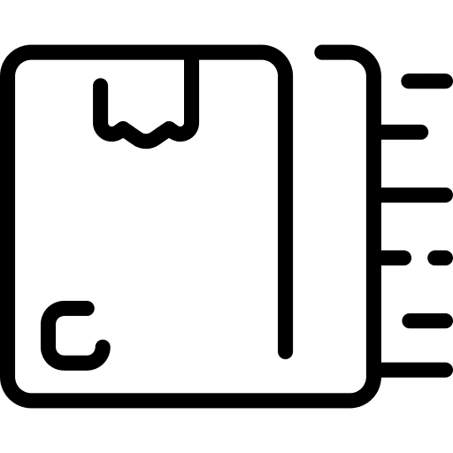 Delivery box package shipping and delivery parcel icon