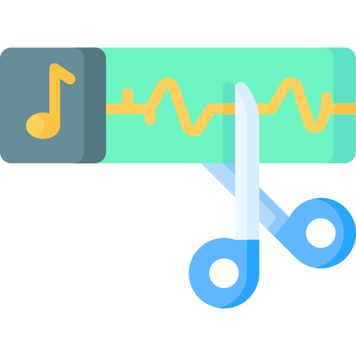Edit sound wave music entertainment icon